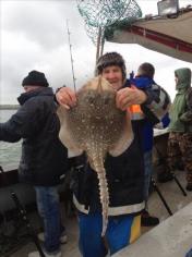 7 lb Thornback Ray by Modelled by Barry