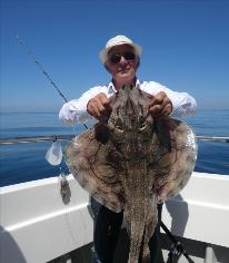 13 lb 5 oz Undulate Ray by Mike Aucock