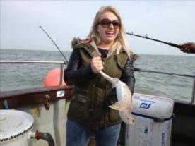 1 lb 8 oz Thornback Ray by Happiness is your 1st Dogfish !