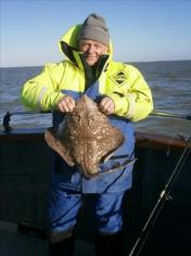 12 lb 8 oz Thornback Ray by Kieth Hadrell