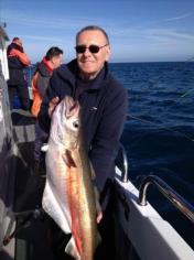 15 lb 4 oz Pollock by Ernie Legge
