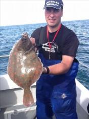 4 lb 5 oz Plaice by Ben Ludwell