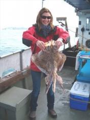 14 lb 10 oz Undulate Ray by Unknown