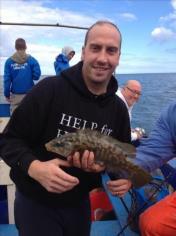 2 lb 3 oz Ballan Wrasse by Darren Rendell