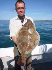 5 lb 4 oz Plaice by Aaron Massingham