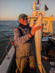 14 lb Conger Eel by Tim