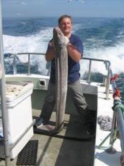 45 lb Conger Eel by Steve Jones