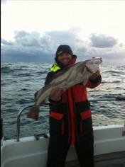 13 lb 2 oz Cod by Ben Morgan