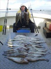 3 lb Cod by chris (pictured) jay,martin,peter,robbie,ben,steve