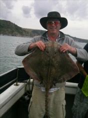 13 lb 4 oz Thornback Ray by Dave from Morecombe