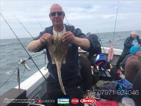 2 lb Spotted Ray by Unknown
