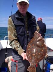 4 lb 11 oz Plaice by Russ Chaman