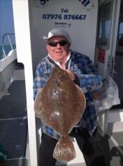 4 lb 4 oz Plaice by Charlie Butcher
