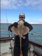 6 lb 8 oz Thornback Ray by Lee S