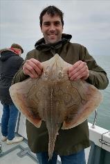 9 lb 2 oz Undulate Ray by Unknown