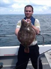 5 lb 14 oz Plaice by Robbie Masters