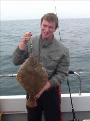 4 lb 12 oz Plaice by John Crotty