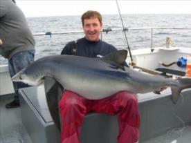 168 lb Blue Shark by mark watson