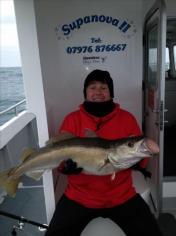 16 lb Pollock by Chris Corbin