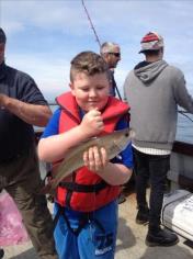 1 lb 8 oz Pollock by Leon's first boat trip.