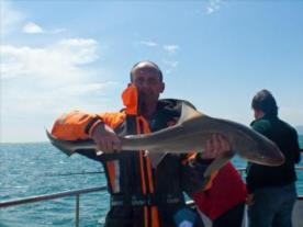 15 lb 3 oz Starry Smooth-hound by Don Abbot