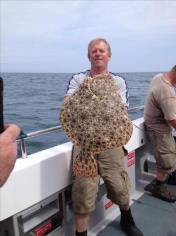 12 lb 8 oz Turbot by Kevin Doughty