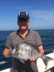 4 lb Black Sea Bream by Harry Hawkins