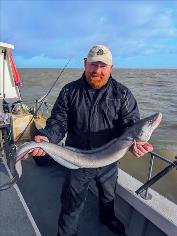 11 lb Conger Eel by Wayne