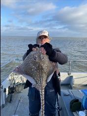 10 lb 2 oz Thornback Ray by Unknown