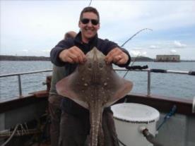 6 lb Thornback Ray by Den Tenby
