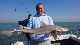 15 lb 6 oz Smooth-hound by Jason Parrott