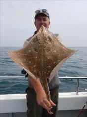 10 lb 8 oz Thornback Ray by colins crew
