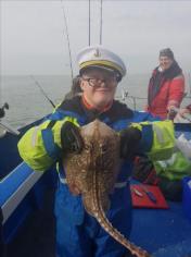 5 lb Thornback Ray by The Captain.