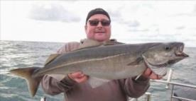 7 lb 8 oz Coalfish (Coley/Saithe) by Rick Rickman