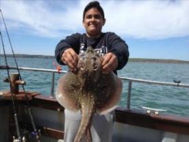 6 lb 8 oz Thornback Ray by Kevin from Ammanford