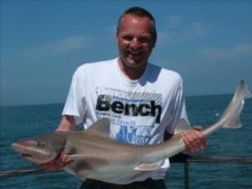 21 lb 6 oz Starry Smooth-hound by Doug