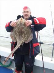 13 lb 12 oz Thornback Ray by mark