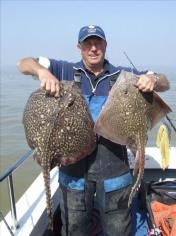 12 lb 3 oz Thornback Ray by barry