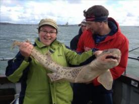 13 lb 8 oz Bull Huss by Tricia