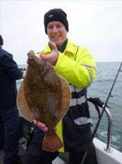 3 lb 2 oz Plaice by Mark