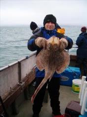 10 lb 4 oz Undulate Ray by Unknown