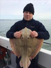 12 lb Undulate Ray by Ken Allard