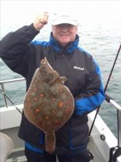 5 lb 3 oz Plaice by John Harper