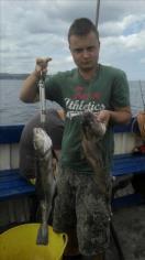 5 lb 8 oz Cod by Sam Whitaker 5.5 lb cod