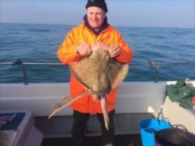 13 lb 6 oz Undulate Ray by Unknown