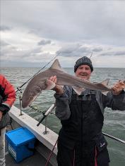 10 lb 6 oz Smooth-hound (Common) by John the feet
