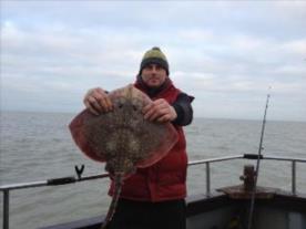 5 lb 8 oz Thornback Ray by Andrew
