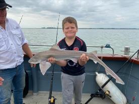 10 lb 8 oz Smooth-hound (Common) by Ted Rawe 11yrs