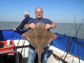 16 lb Thornback Ray by Rob Coleman