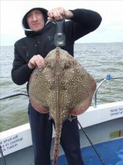 14 lb 8 oz Thornback Ray by Unknown